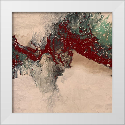 Mood 2 White Modern Wood Framed Art Print by Allen, Kimberly