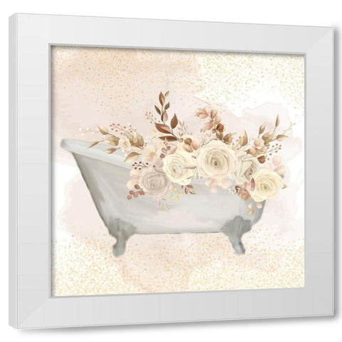 Wash Soak Relax 2 Fall White Modern Wood Framed Art Print by Allen, Kimberly
