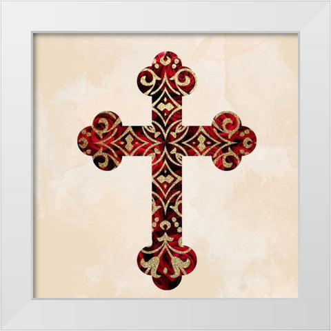 In His Time 3 v2 White Modern Wood Framed Art Print by Allen, Kimberly