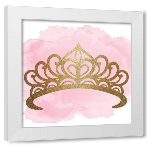 Always Princess 2 White Modern Wood Framed Art Print by Allen, Kimberly