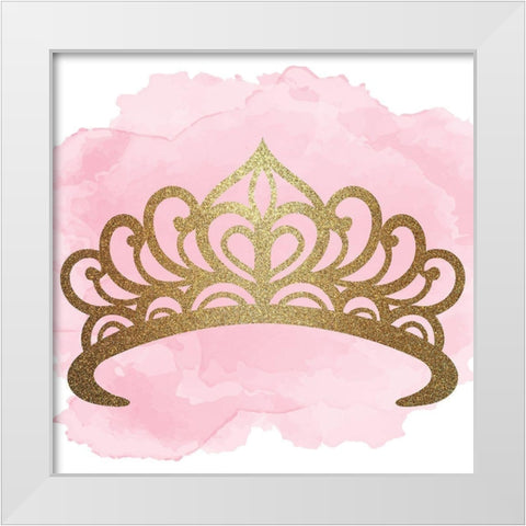 Always Princess 2 White Modern Wood Framed Art Print by Allen, Kimberly