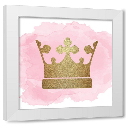 Always Princess 5 White Modern Wood Framed Art Print by Allen, Kimberly