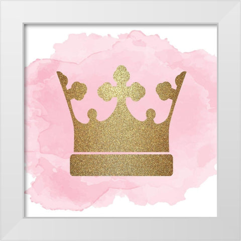 Always Princess 5 White Modern Wood Framed Art Print by Allen, Kimberly