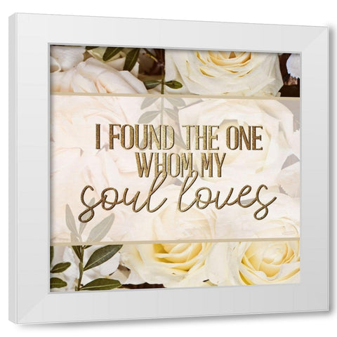 Let All 2 v2 White Modern Wood Framed Art Print by Allen, Kimberly