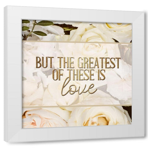 Let All 3 v2 White Modern Wood Framed Art Print by Allen, Kimberly