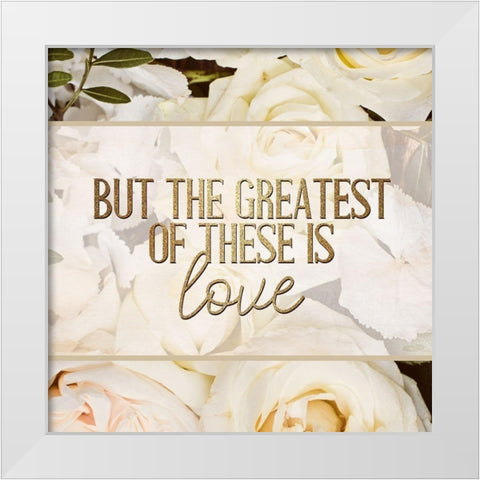 Let All 3 v2 White Modern Wood Framed Art Print by Allen, Kimberly