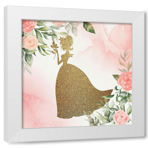 You Are Beautiful 3 White Modern Wood Framed Art Print by Allen, Kimberly