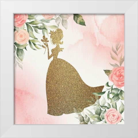 You Are Beautiful 3 White Modern Wood Framed Art Print by Allen, Kimberly