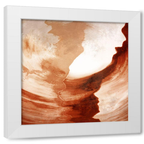 Strokes White Modern Wood Framed Art Print by Allen, Kimberly