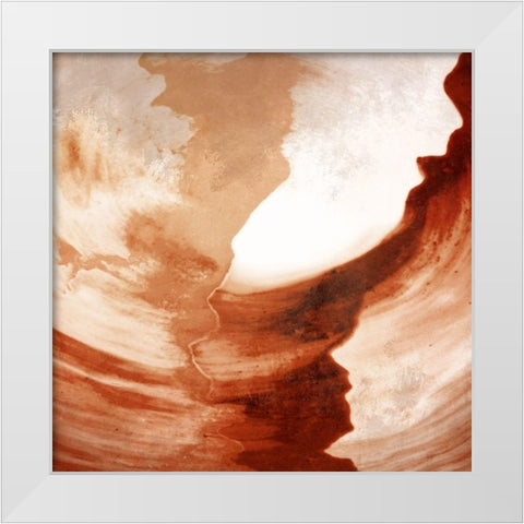 Strokes White Modern Wood Framed Art Print by Allen, Kimberly