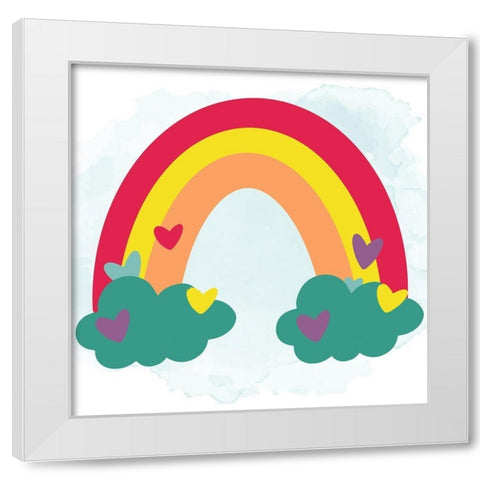 I Am 3 White Modern Wood Framed Art Print by Allen, Kimberly