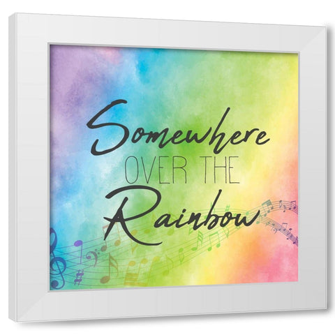 Somewhere 1 White Modern Wood Framed Art Print by Allen, Kimberly