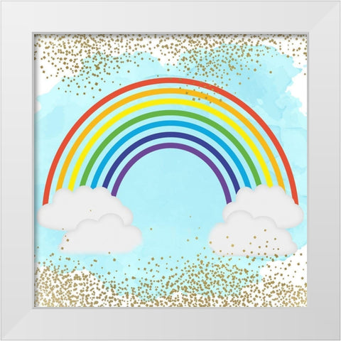 Somewhere 2 White Modern Wood Framed Art Print by Allen, Kimberly