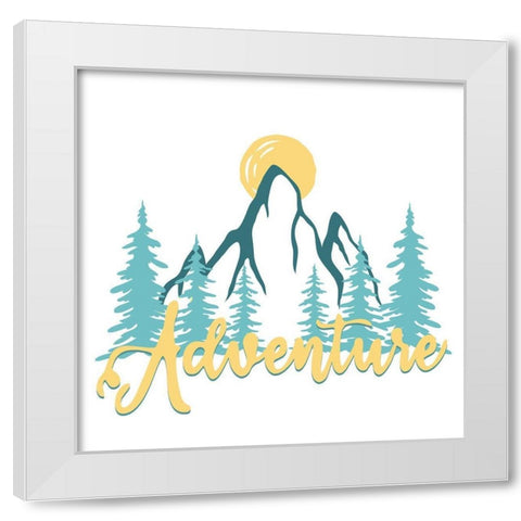 Little Man 2 White Modern Wood Framed Art Print by Allen, Kimberly