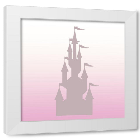 Fairytale Princess 2 White Modern Wood Framed Art Print by Allen, Kimberly