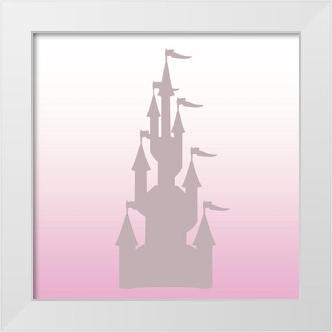 Fairytale Princess 2 White Modern Wood Framed Art Print by Allen, Kimberly
