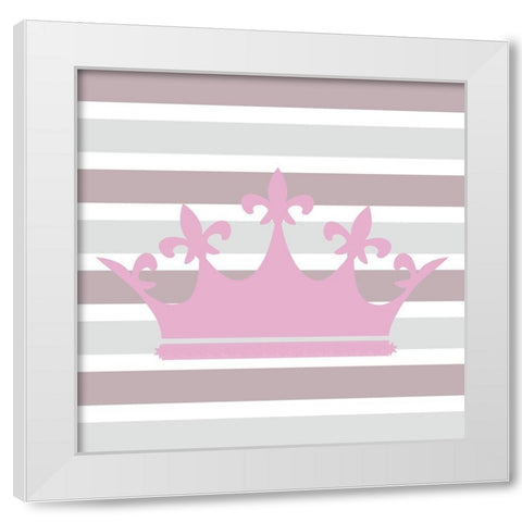 Fairytale Princess 4 White Modern Wood Framed Art Print by Allen, Kimberly