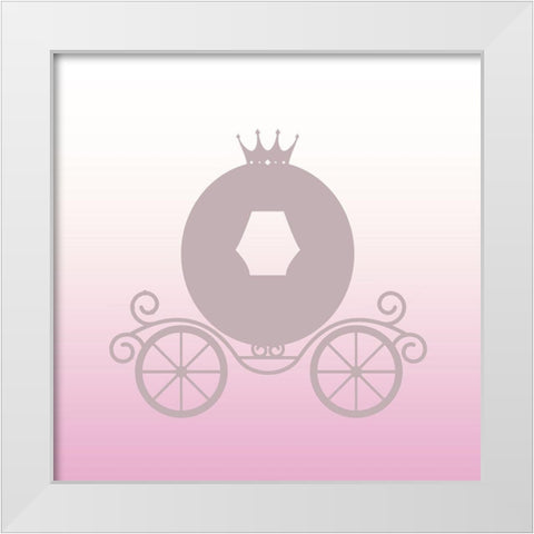 Fairytale Princess 5 White Modern Wood Framed Art Print by Allen, Kimberly