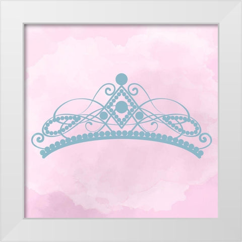 Princess Crown 1 White Modern Wood Framed Art Print by Allen, Kimberly