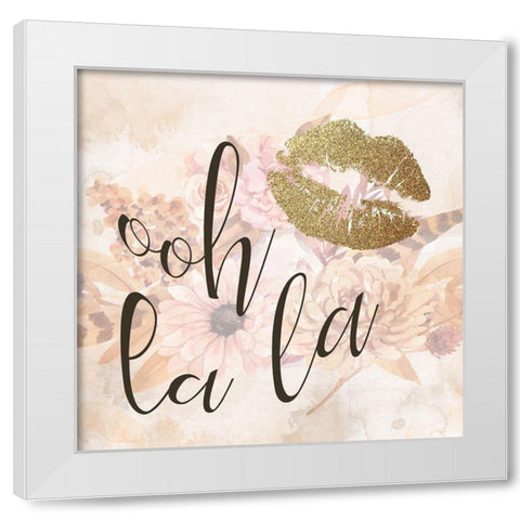 Paris Fall Blooms 3 White Modern Wood Framed Art Print by Allen, Kimberly