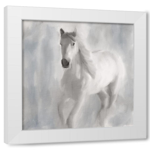 White White Modern Wood Framed Art Print by Allen, Kimberly