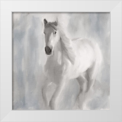 White White Modern Wood Framed Art Print by Allen, Kimberly