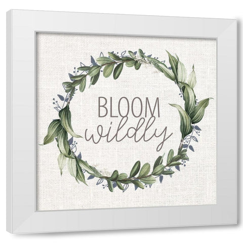 Live Simply Bloom 2 White Modern Wood Framed Art Print by Allen, Kimberly