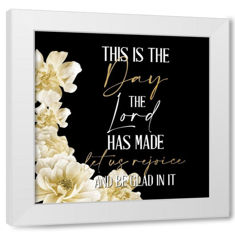 He Will Take Care 1 Square White Modern Wood Framed Art Print by Allen, Kimberly