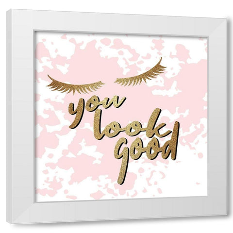 Hello Diva 5 White Modern Wood Framed Art Print by Allen, Kimberly