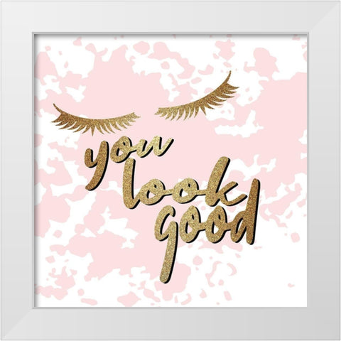 Hello Diva 5 White Modern Wood Framed Art Print by Allen, Kimberly