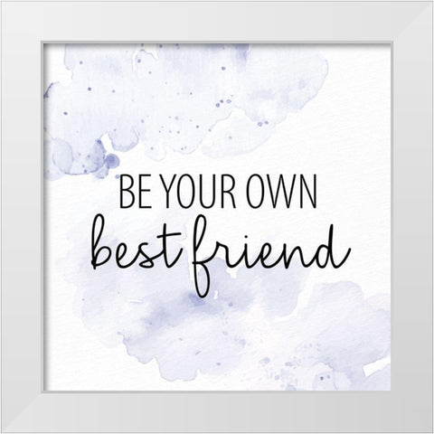 Bestfriend White Modern Wood Framed Art Print by Allen, Kimberly