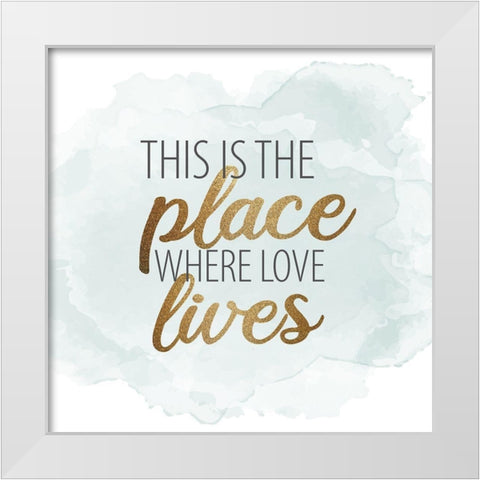 Gratitude Enough 5 White Modern Wood Framed Art Print by Allen, Kimberly