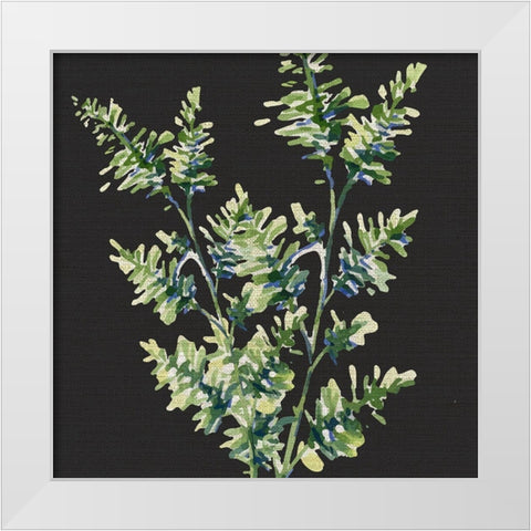 Black Greens 2 White Modern Wood Framed Art Print by Allen, Kimberly