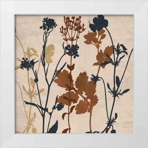 Fall 1 White Modern Wood Framed Art Print by Allen, Kimberly