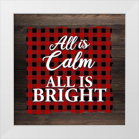 Snowflake Winter 2 V2 White Modern Wood Framed Art Print by Allen, Kimberly