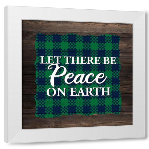 Snowflake Winter 4 White Modern Wood Framed Art Print by Allen, Kimberly