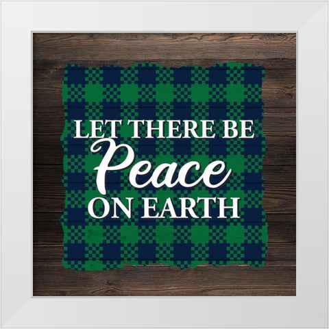 Snowflake Winter 4 White Modern Wood Framed Art Print by Allen, Kimberly