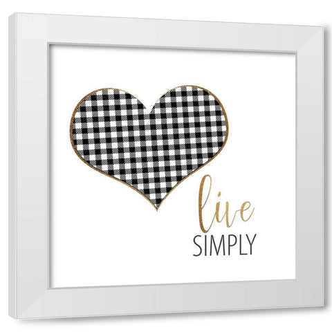 Little Moments 2 White Modern Wood Framed Art Print by Allen, Kimberly
