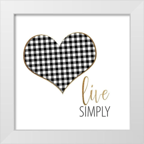 Little Moments 2 White Modern Wood Framed Art Print by Allen, Kimberly