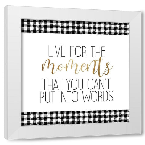 Little Moments 3 White Modern Wood Framed Art Print by Allen, Kimberly