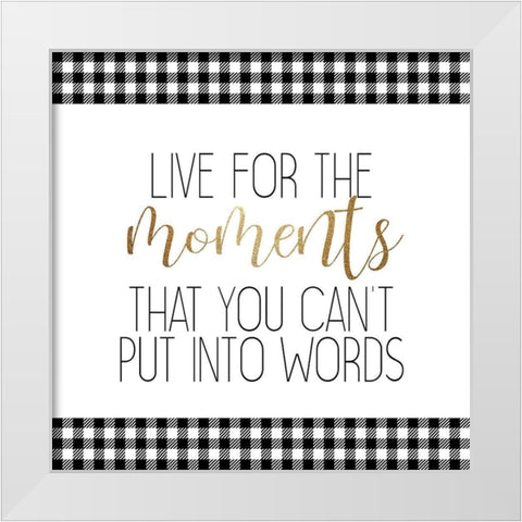 Little Moments 3 White Modern Wood Framed Art Print by Allen, Kimberly