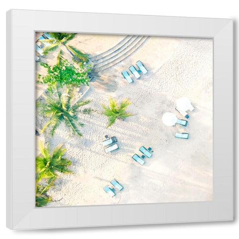 From the Top 2 White Modern Wood Framed Art Print by Allen, Kimberly