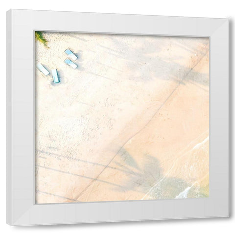 From the Top 4 White Modern Wood Framed Art Print by Allen, Kimberly