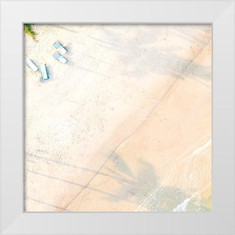From the Top 4 White Modern Wood Framed Art Print by Allen, Kimberly