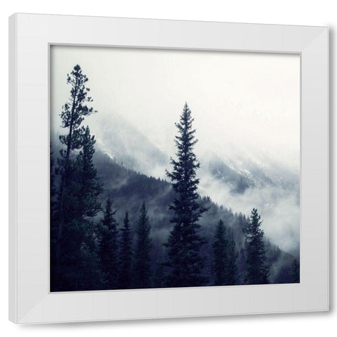 Mountain Heights 1 White Modern Wood Framed Art Print by Allen, Kimberly