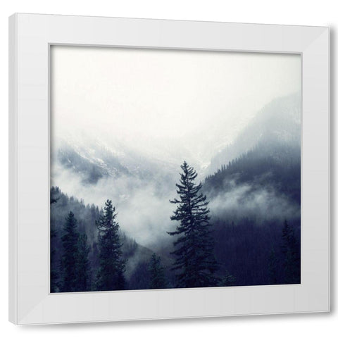 Mountain Heights 2 White Modern Wood Framed Art Print by Allen, Kimberly