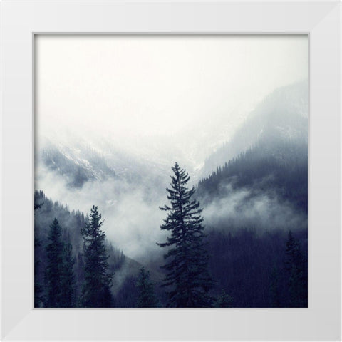 Mountain Heights 2 White Modern Wood Framed Art Print by Allen, Kimberly