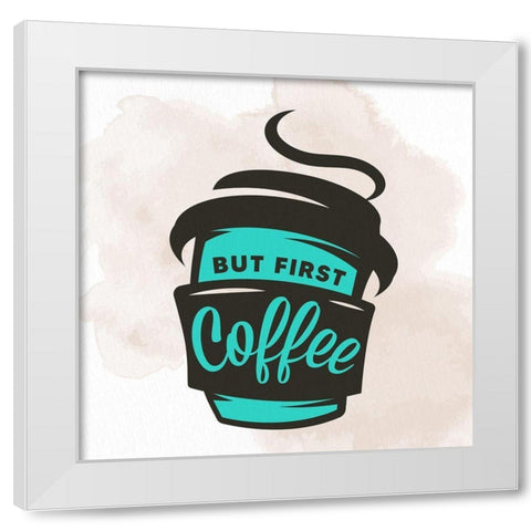 Wake Up 2 White Modern Wood Framed Art Print by Allen, Kimberly