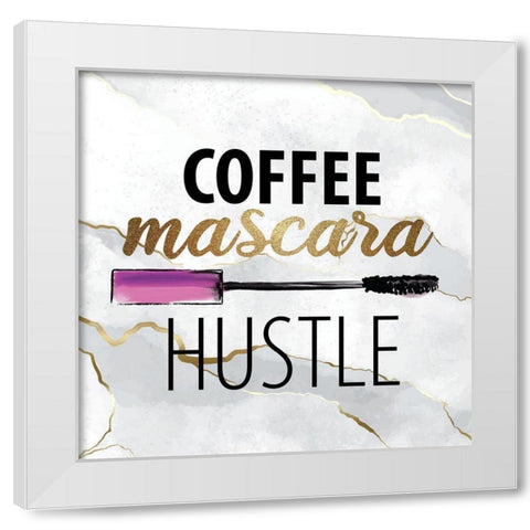 Drink the Coffee 2 White Modern Wood Framed Art Print by Allen, Kimberly