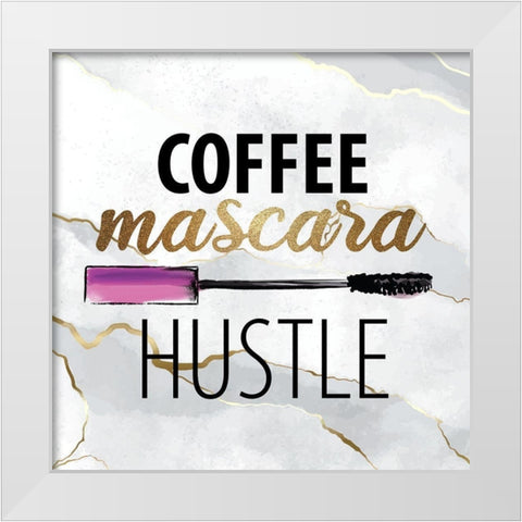 Drink the Coffee 2 White Modern Wood Framed Art Print by Allen, Kimberly